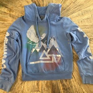 Rebel Yell Colorado crop hoodie